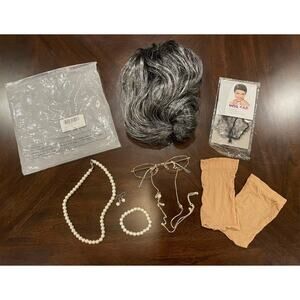 Granny Halloween Costume Accessories Kit (NEW)